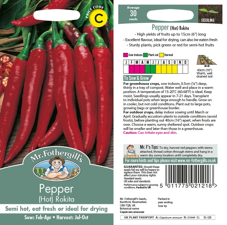 Pepper (Chilli) Rokita Seeds