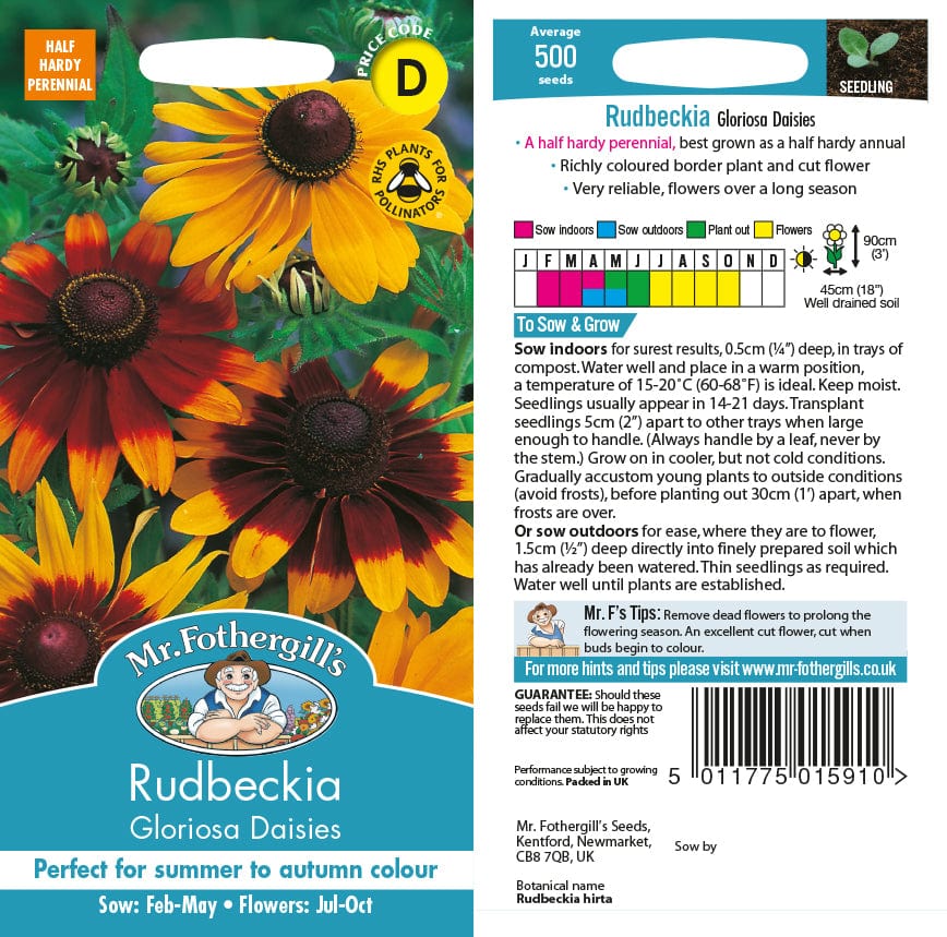 Rudbeckia Gloriosa Daisies Seeds