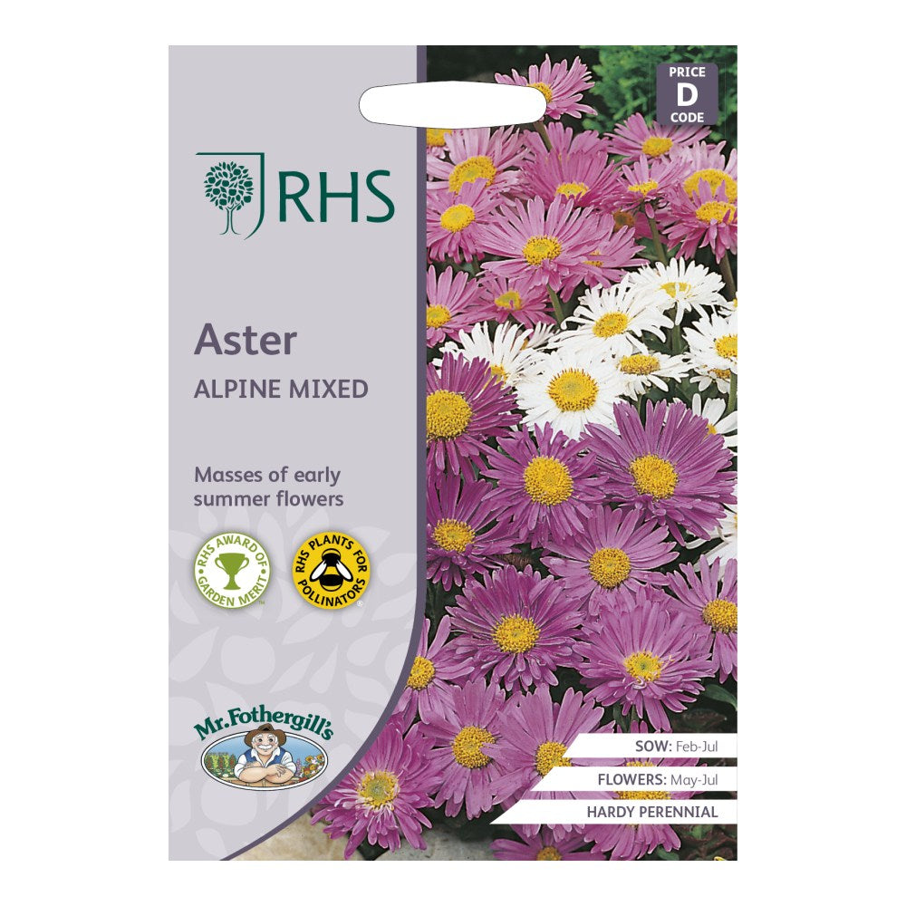 RHS Aster Alpine Mixed Seeds