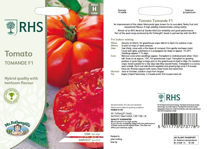 RHS Tomato Tomande F1