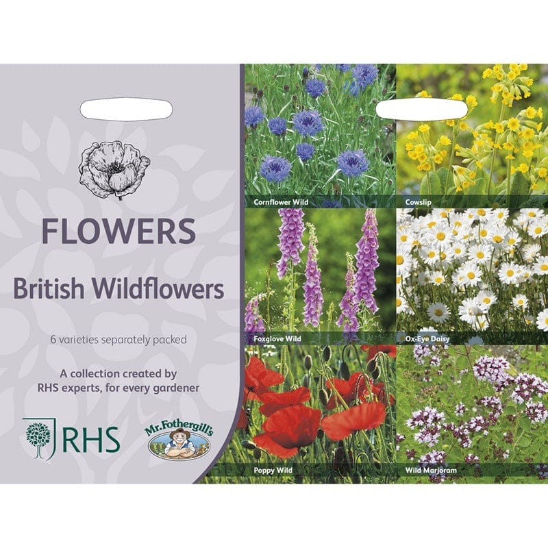 uk wild flower seeds RHS British Wildflowers Collection From Mr Fothergills Seeds and Plants
