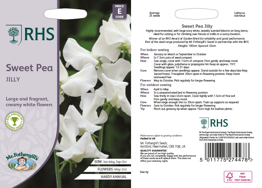 RHS Sweet Pea Jilly