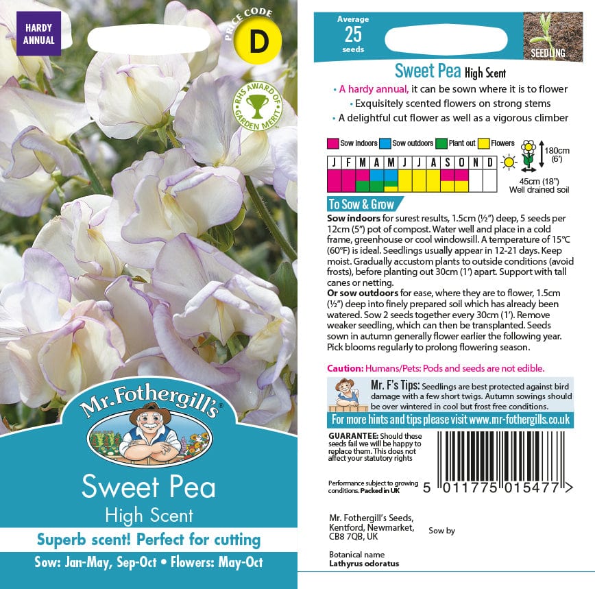 Sweet Pea High Scent Seeds
