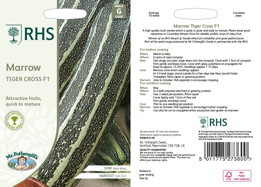RHS Marrow Tiger Cross F1