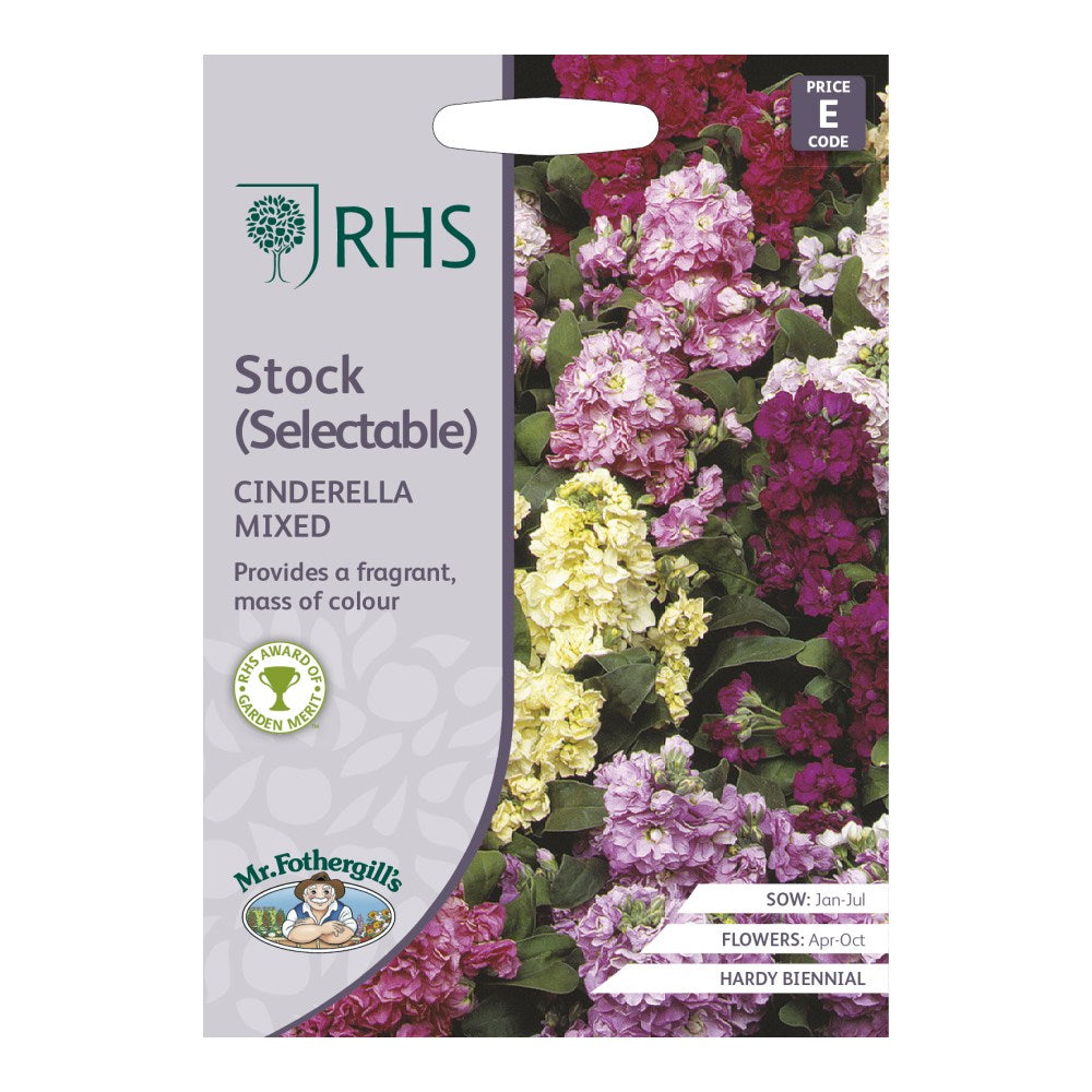 RHS Stock Cinderella Series Mixed Seeds