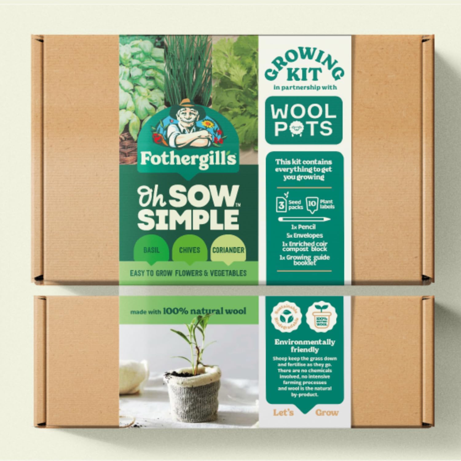 Oh Sow Simple Herbs Growing Kit