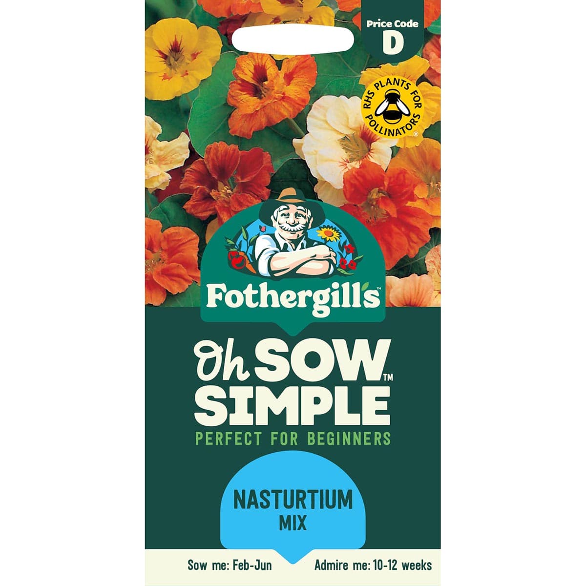 Oh Sow Simple - Nasturtium Mix Seeds