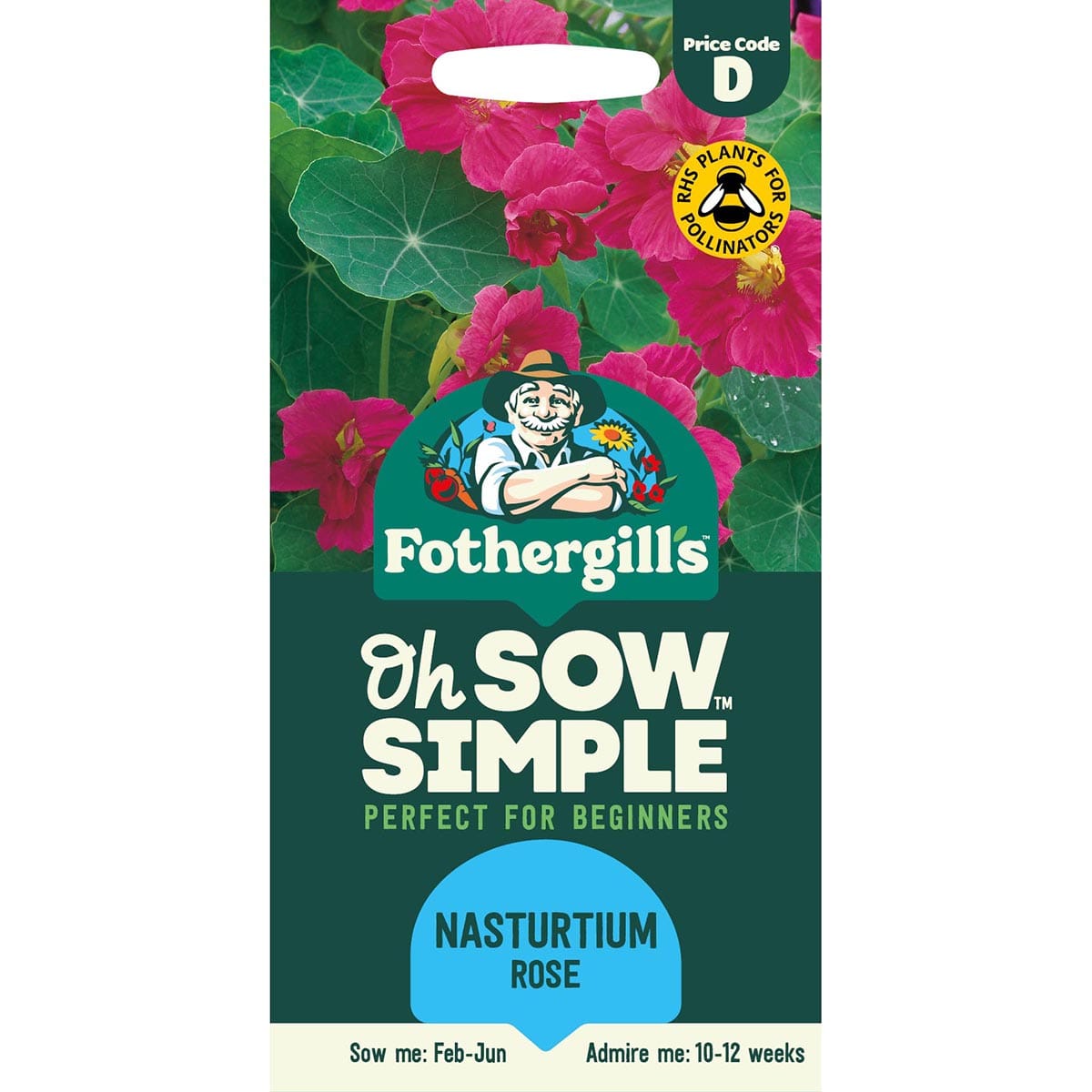 Oh Sow Simple - Nasturtium Rose Seeds