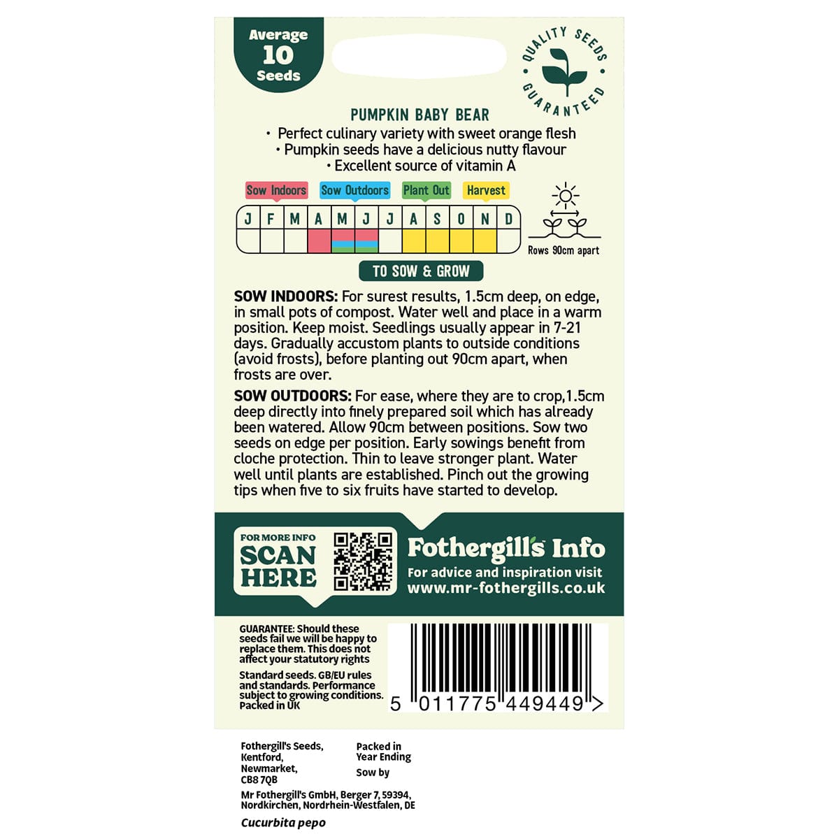 Oh Sow Simple - Small Pumpkin Seeds