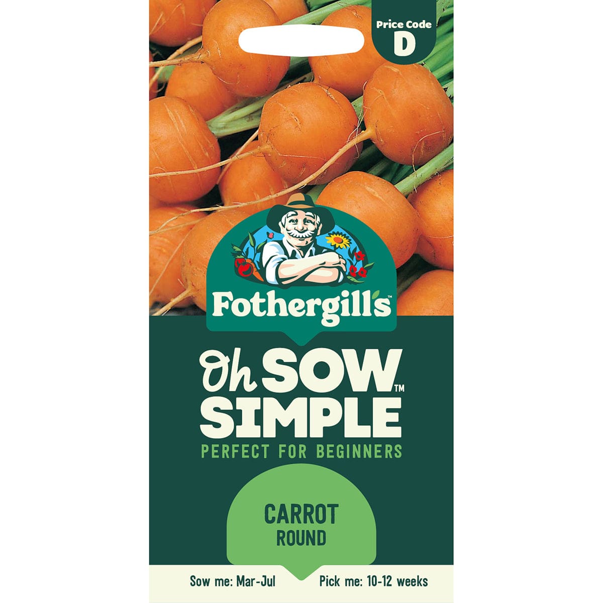 Oh Sow Simple - Round Carrot  Seeds