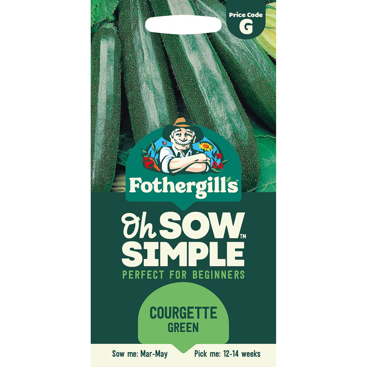 Oh Sow Simple - Courgette Green Seeds