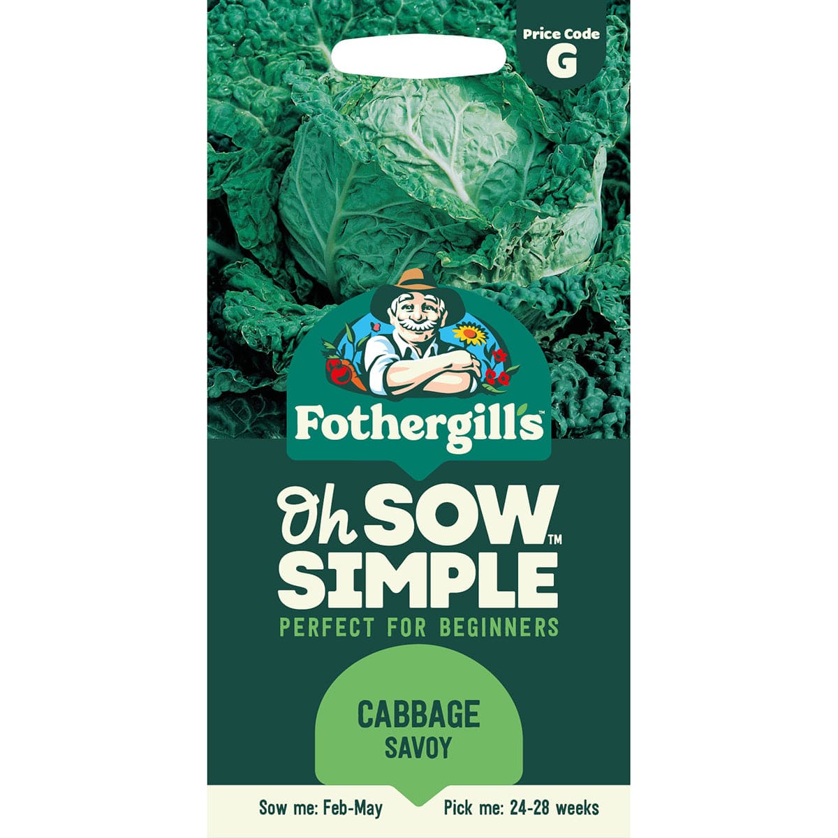 Oh Sow Simple - Cabbage Savoy Seeds