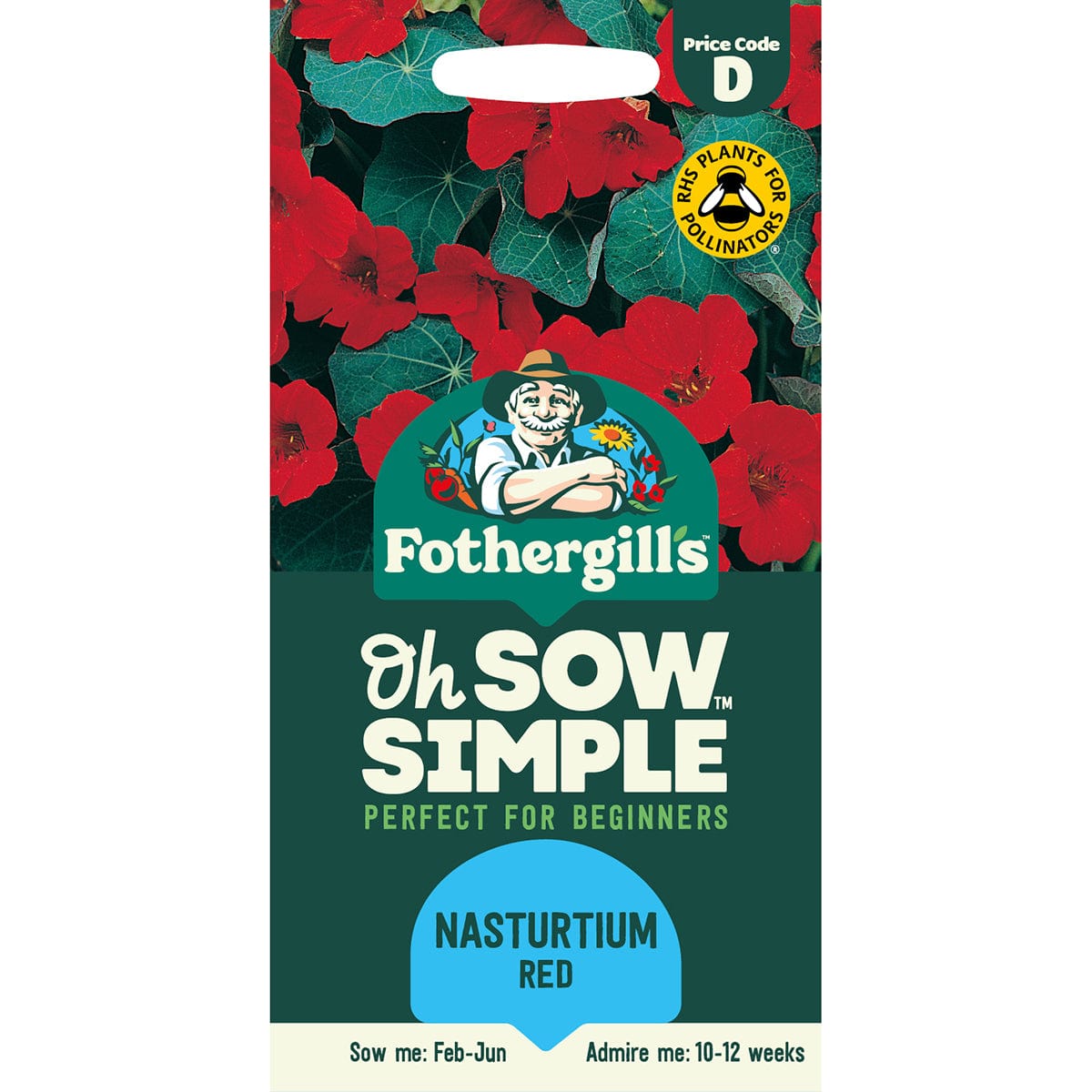 Oh Sow Simple - Nasturtium Red