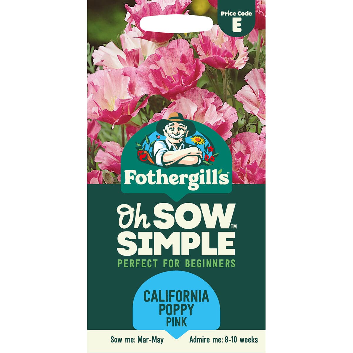 Oh Sow Simple - CALIFORNIA POPPY Pink Seeds