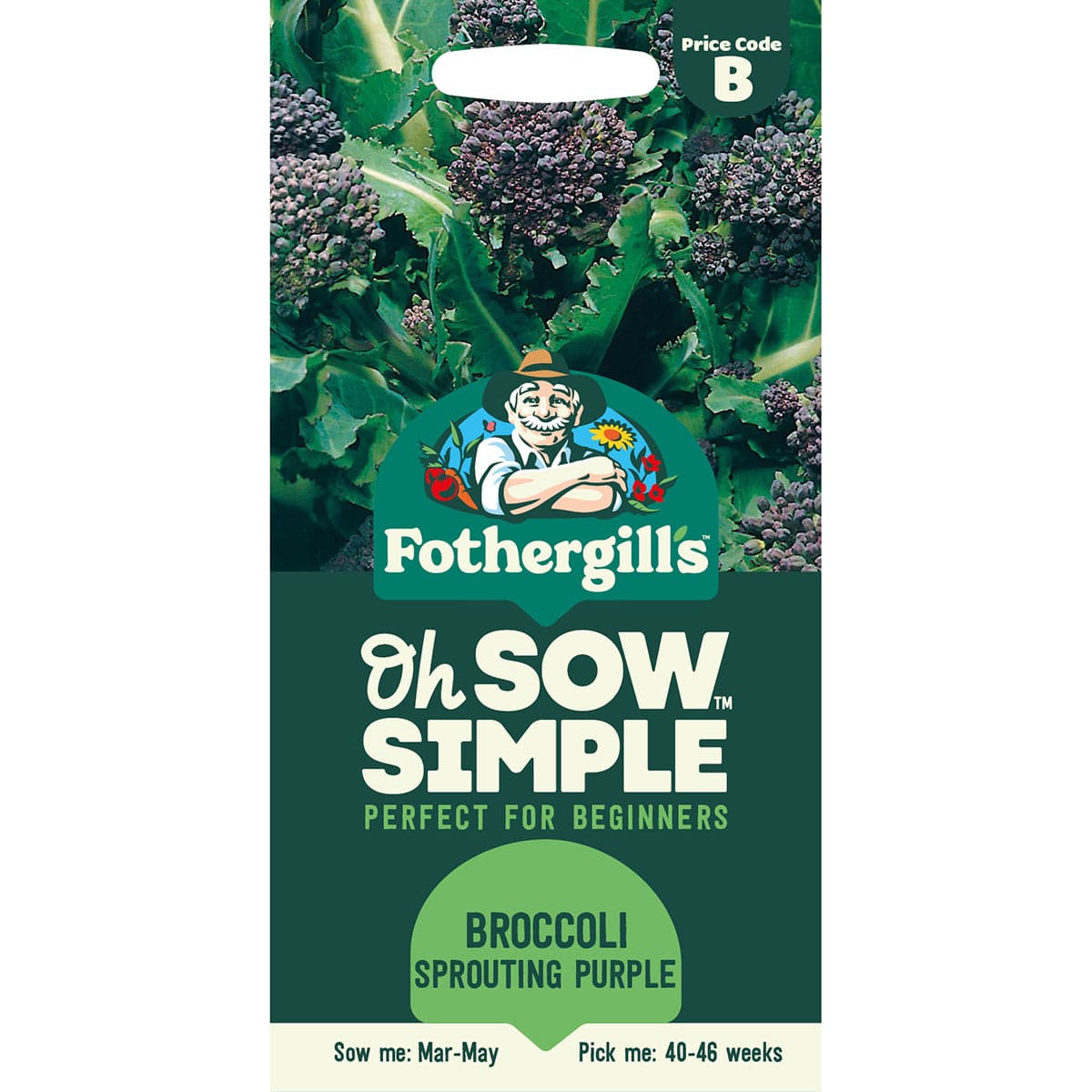 Oh Sow Simple - Broccoli Sprouting Purple Seeds