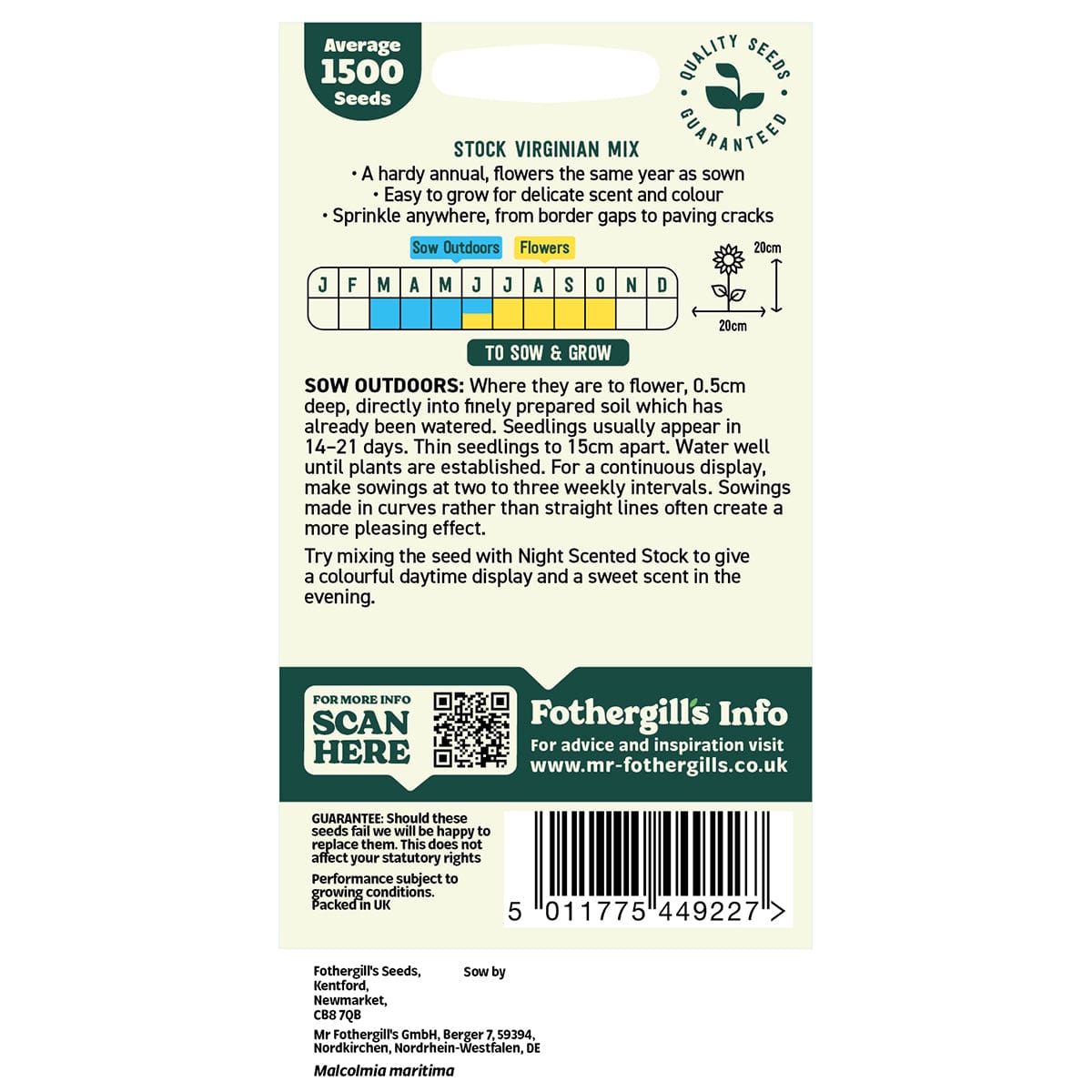 Oh Sow Simple - STOCK Mix Seeds