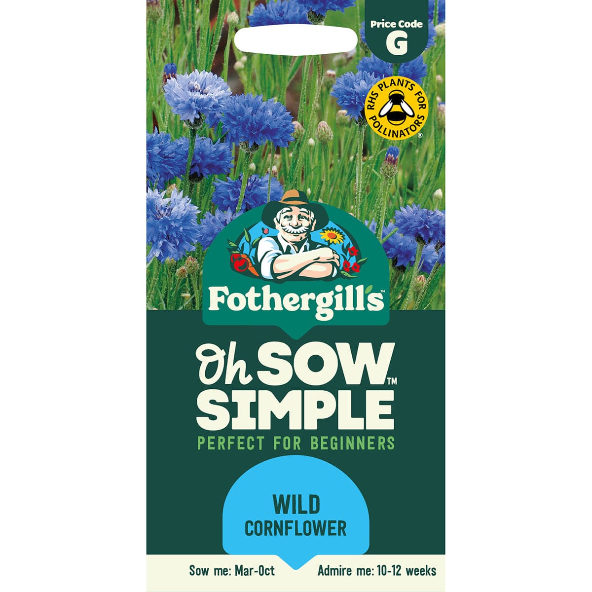 Oh Sow Simple - Wild Cornflower Seeds