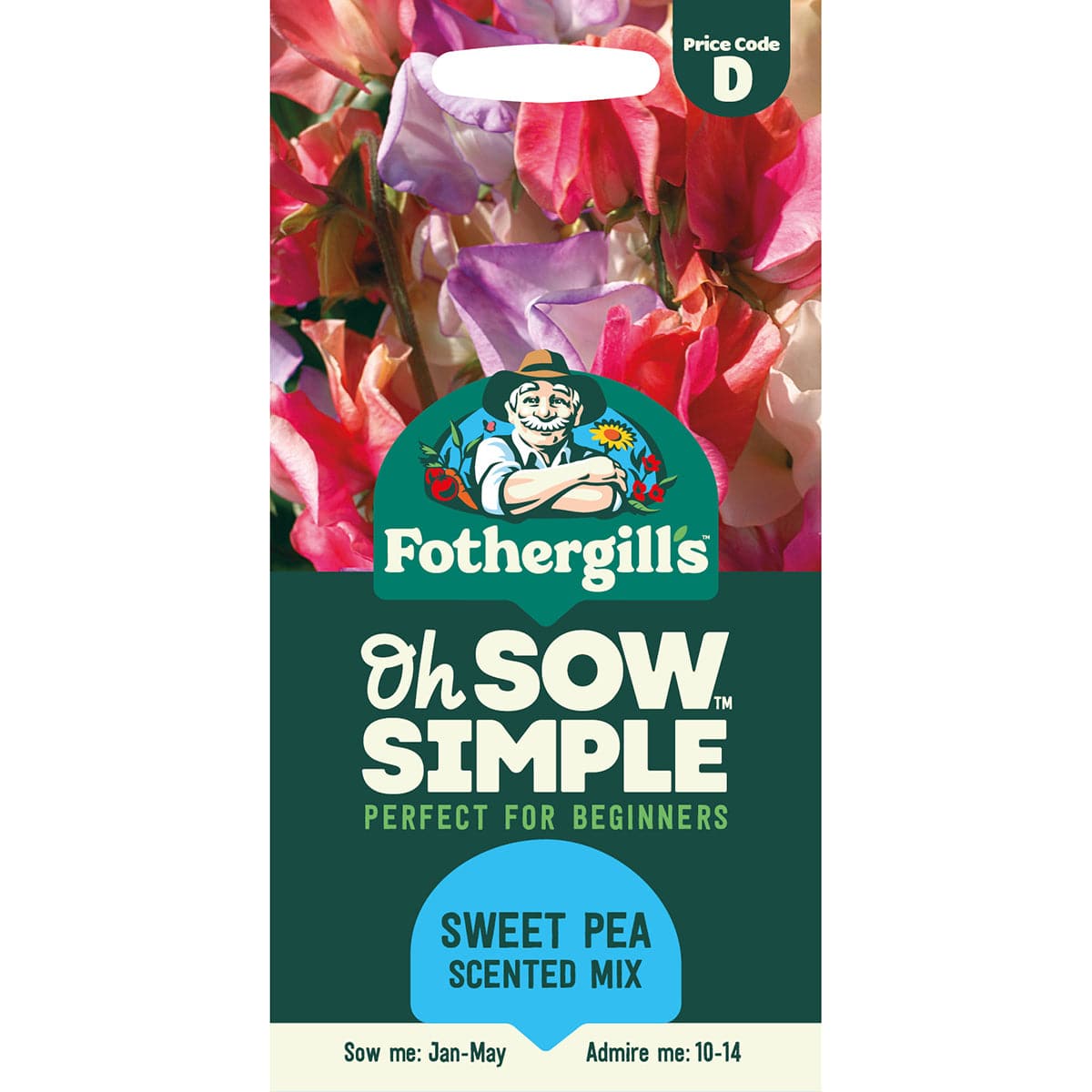 Oh Sow Simple - Sweet Pea Scented Mixed Seeds