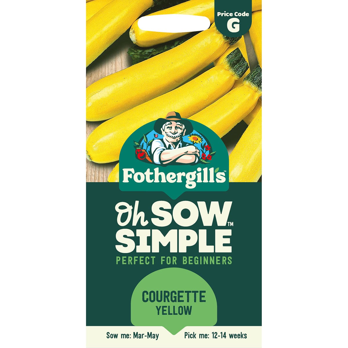 Oh Sow Simple - Courgette Yellow Seeds