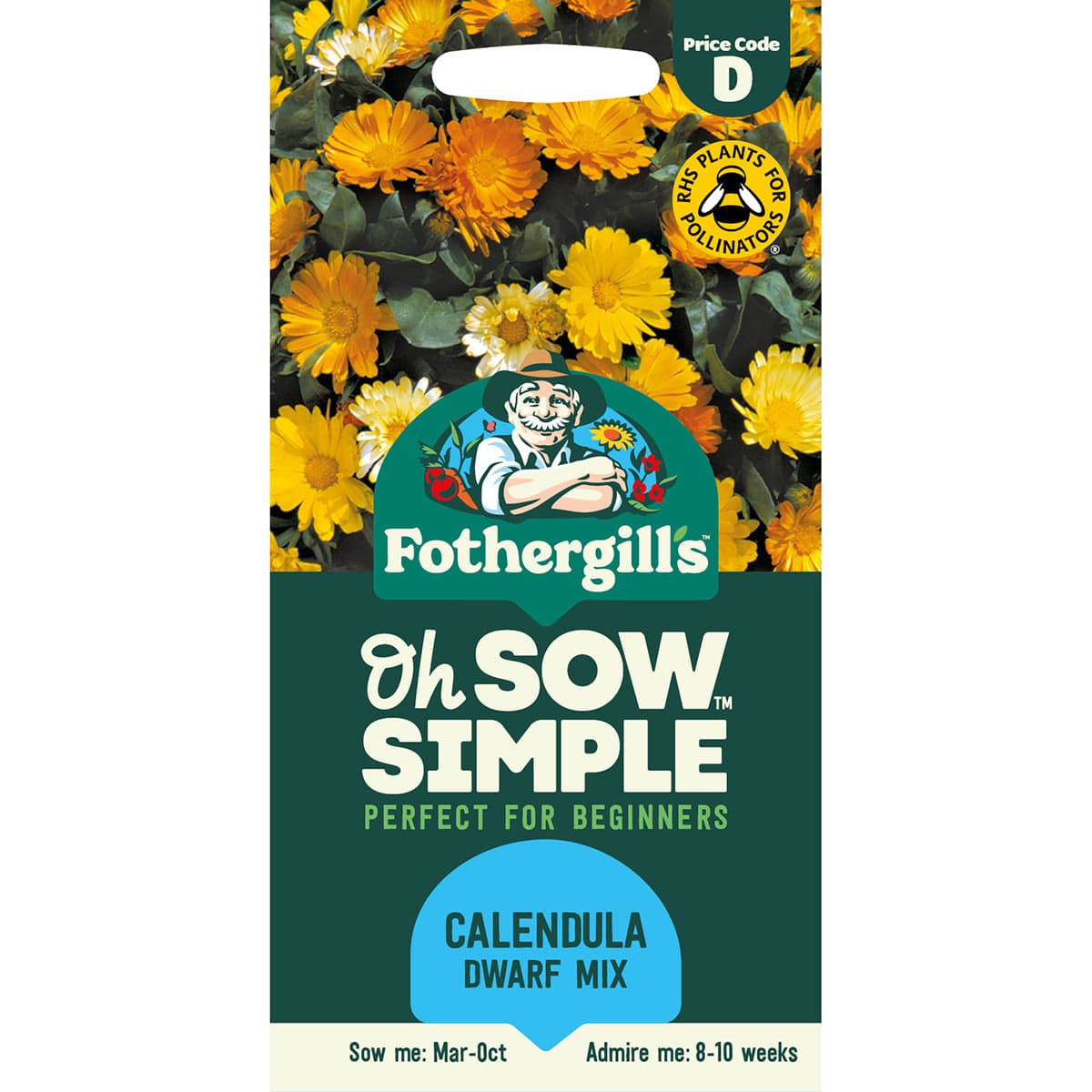Oh Sow Simple - CALENDULA Daisy Mixed Seeds