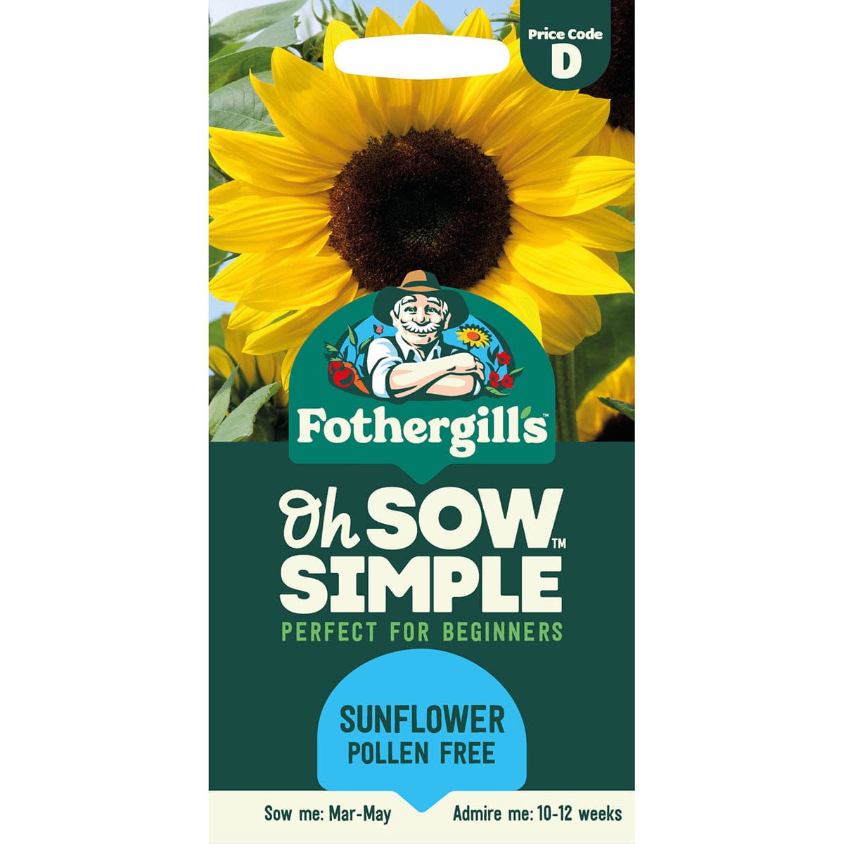 Oh Sow Simple - Sunflower Pollen Free Flower Seeds