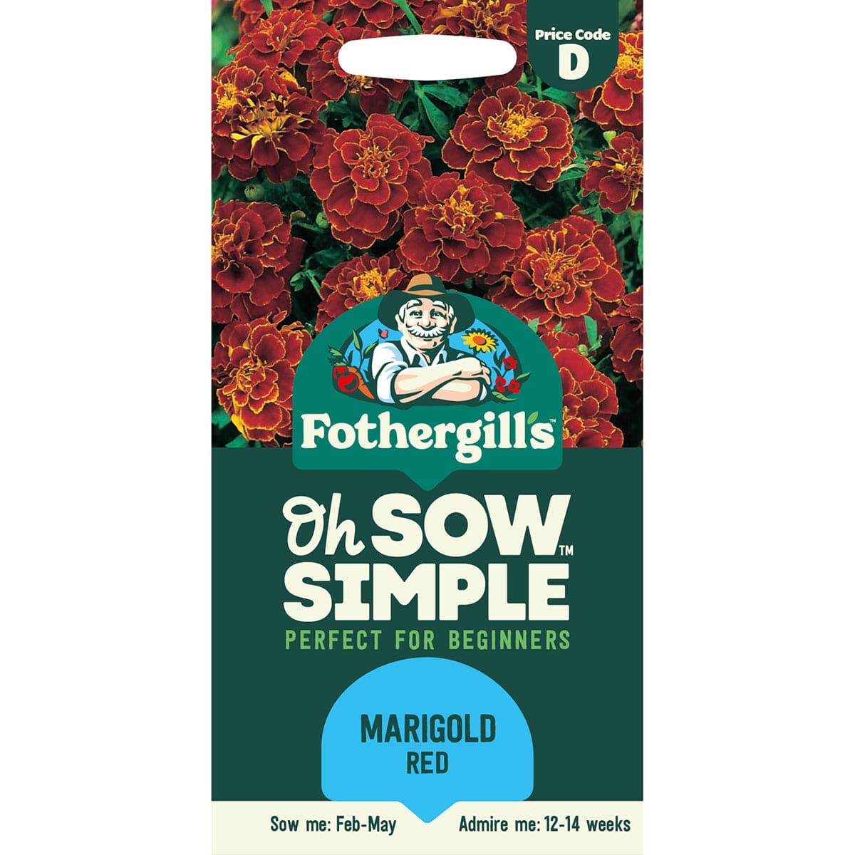 Oh Sow Simple - MARIGOLD Red Seeds