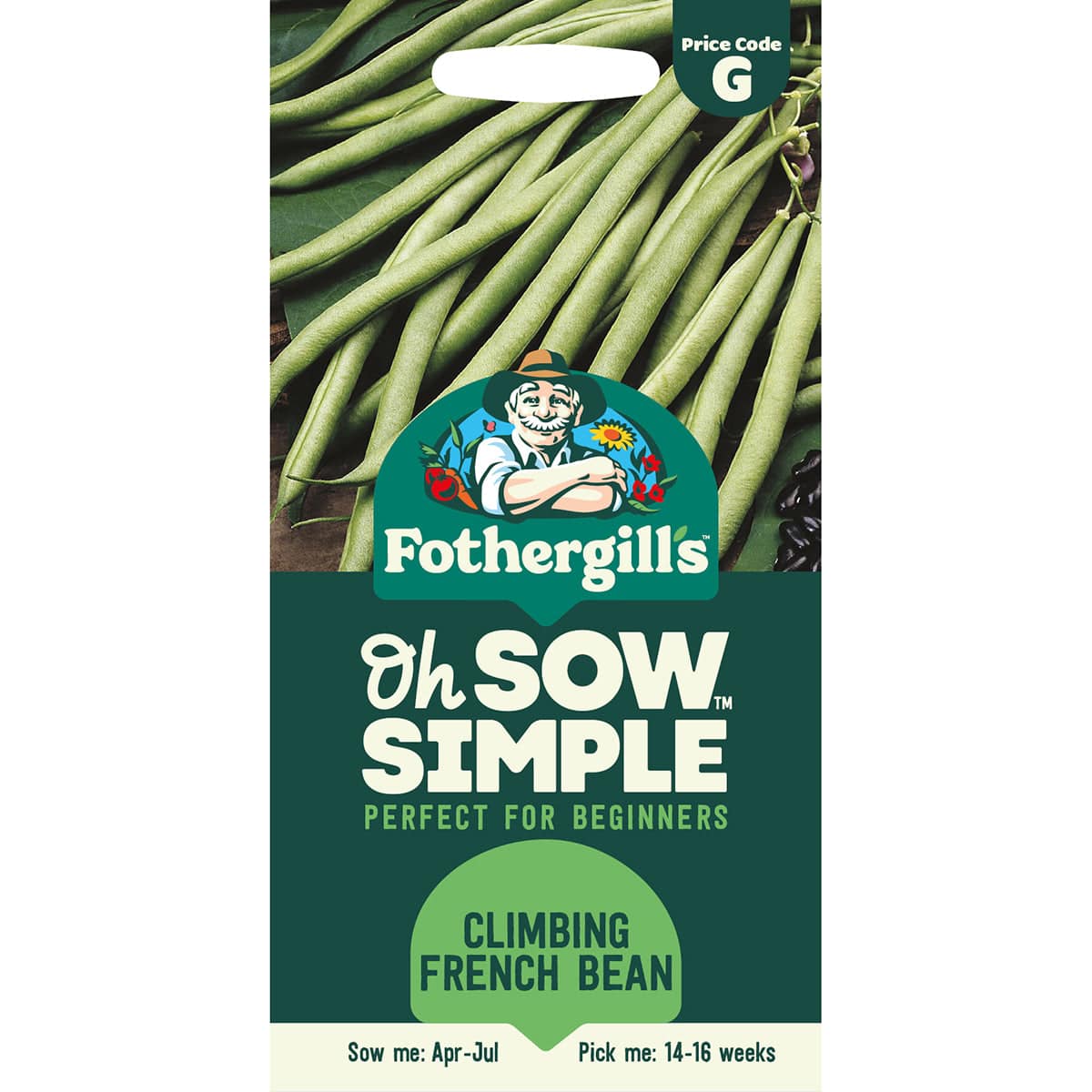 Oh Sow Simple - Climbing French Bean Seeds