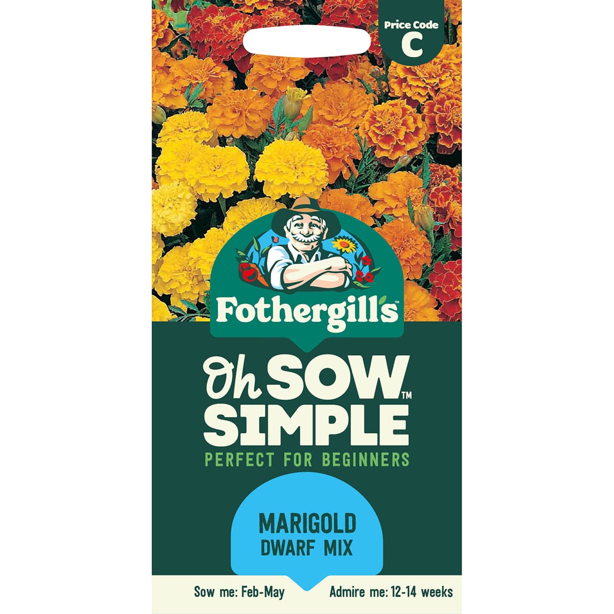 Oh Sow Simple - MARIGOLD Dwarf Mixed Seeds