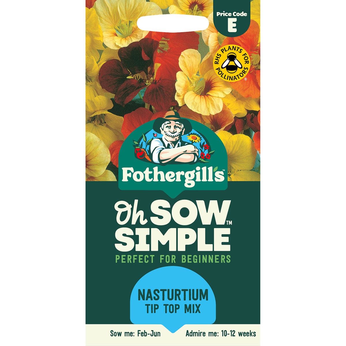 Oh Sow Simple - Nasturtium Tip Top Mix