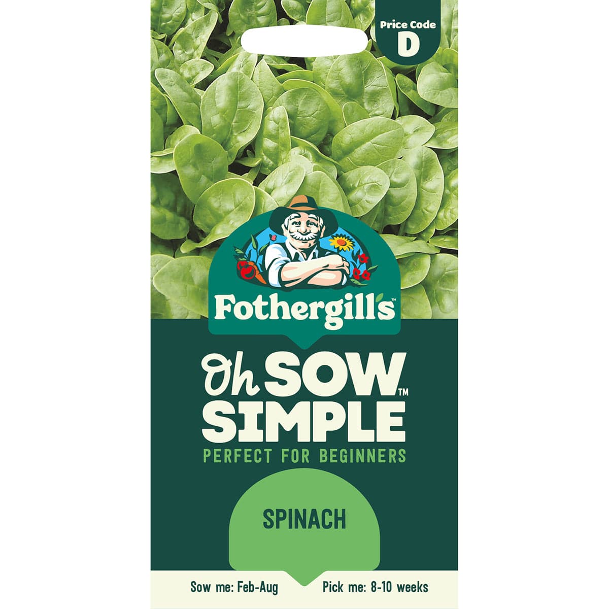 Oh Sow Simple - Spinach Seeds