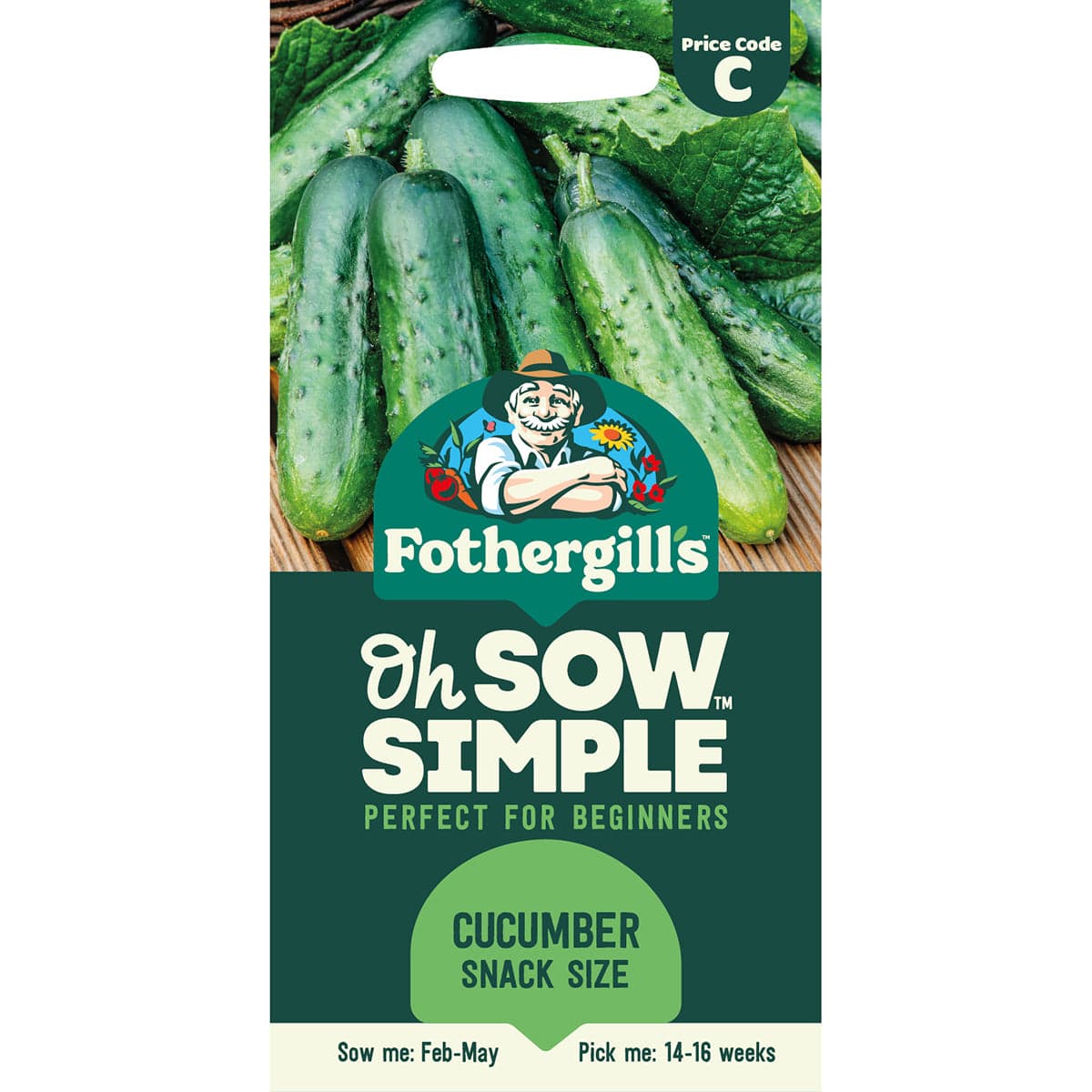Oh Sow Simple - Cucumber Snack Size Seeds
