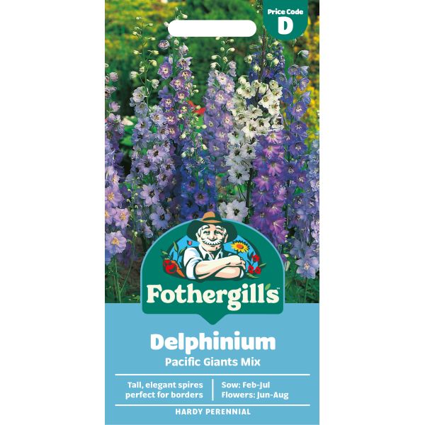 Delphinium Pacific Giants Mixed Seeds
