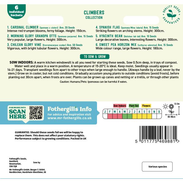 Mixed Climber Seed Collection