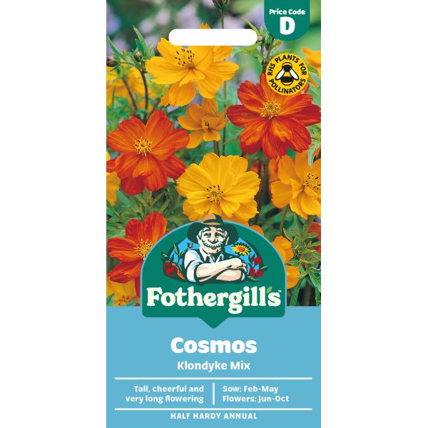 Cosmos Klondyke Mixed Seeds