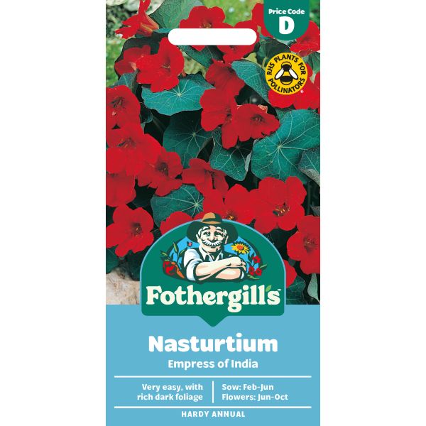 Nasturtium Empress of India Seeds