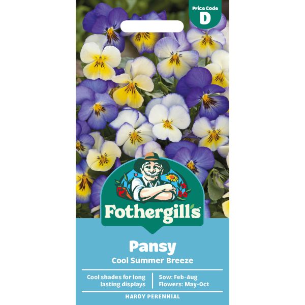 Pansy Cool Summer Breeze Seeds