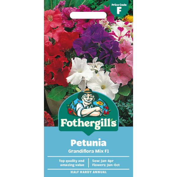 Petunia Mr F's Grandiflora Mixed F1 Seeds