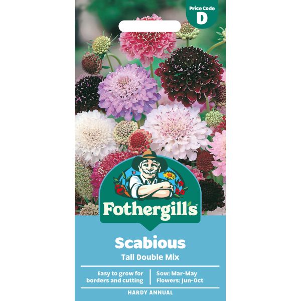 Scabious Tall Double Mixed Seeds