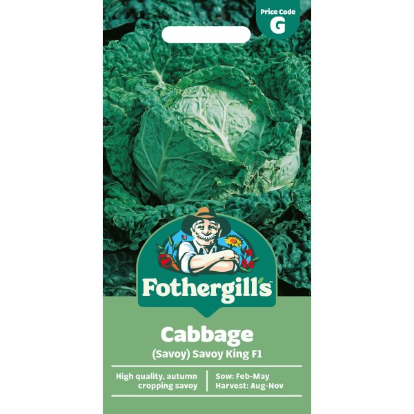 Cabbage Savoy King F1 Seeds