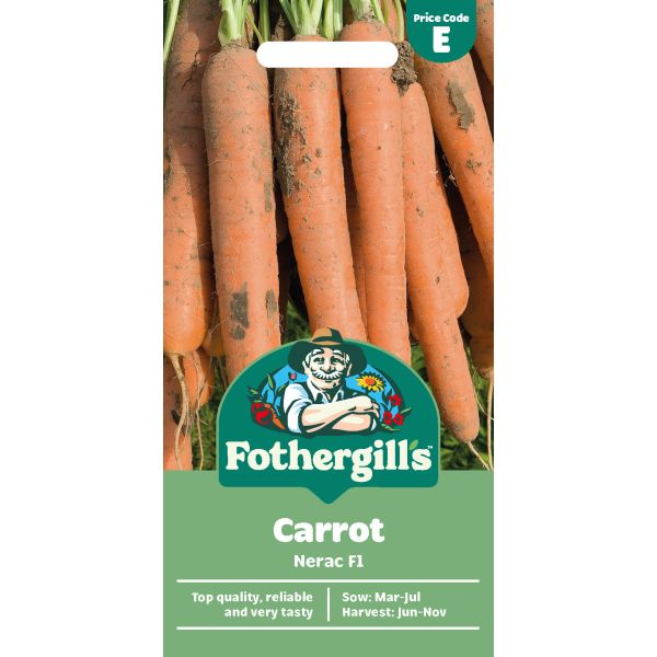 Carrot Nerac F1 Vegetable Seeds