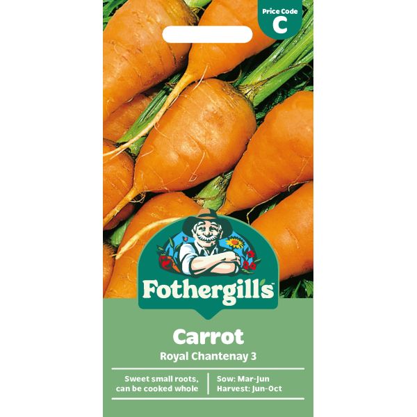 Carrot Royal Chantenay 3 Seeds