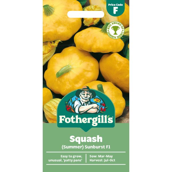 Squash (Summer) Sunburst F1 Seeds
