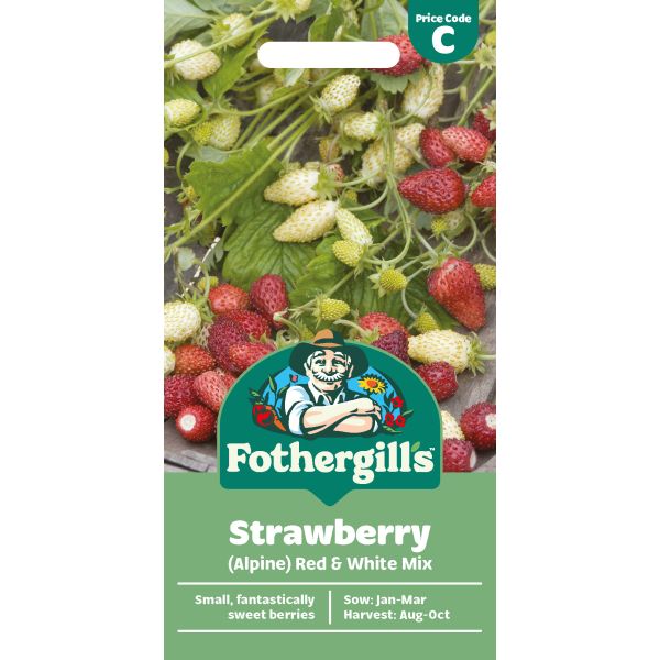 Strawberry Red & White Mix Seeds