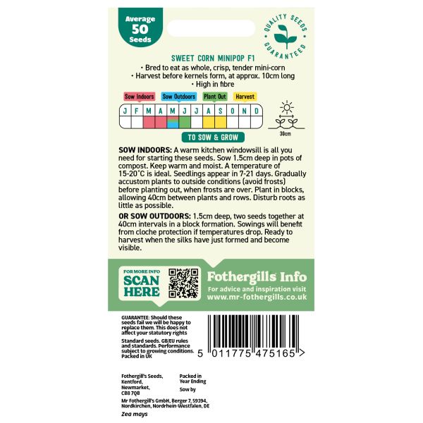 Seeds packet for Tomato Cherry Blast F1 with planting instructions and brand information.