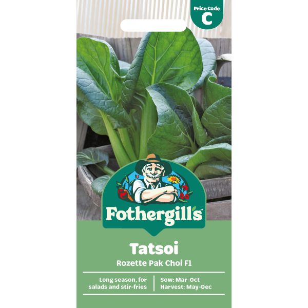 Pak Choi Tatsoi Rozette F1 Seeds