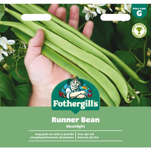Runner Bean Moonlight Seeds