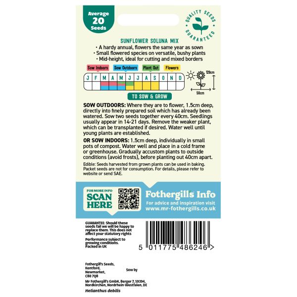 Sunflower Soluna Mix Seeds