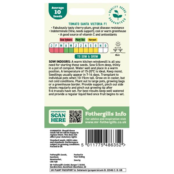 Tomato Santa Victoria F1 Seeds