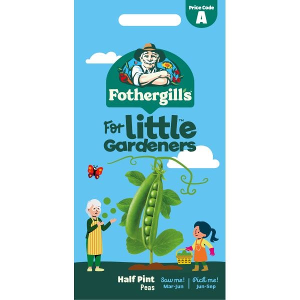 Little Gardeners Half Pint Peas Seeds