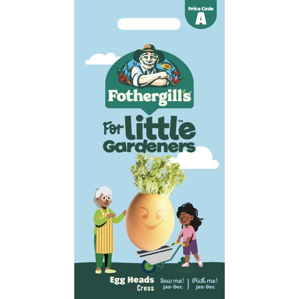 Little Gardeners Egg Heads Cress Seeds